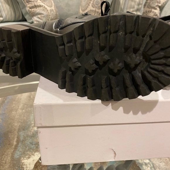 See By Chloe Mallory Leather Combat Boots Size 40 - Picture 8 of 8